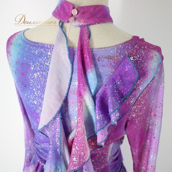 【社交ダンス衣装】ワンピース ドレス パーティー prima boutique 社交ダンス 衣装 ラテン ドレス ワンピース レッスンウェア パーティ