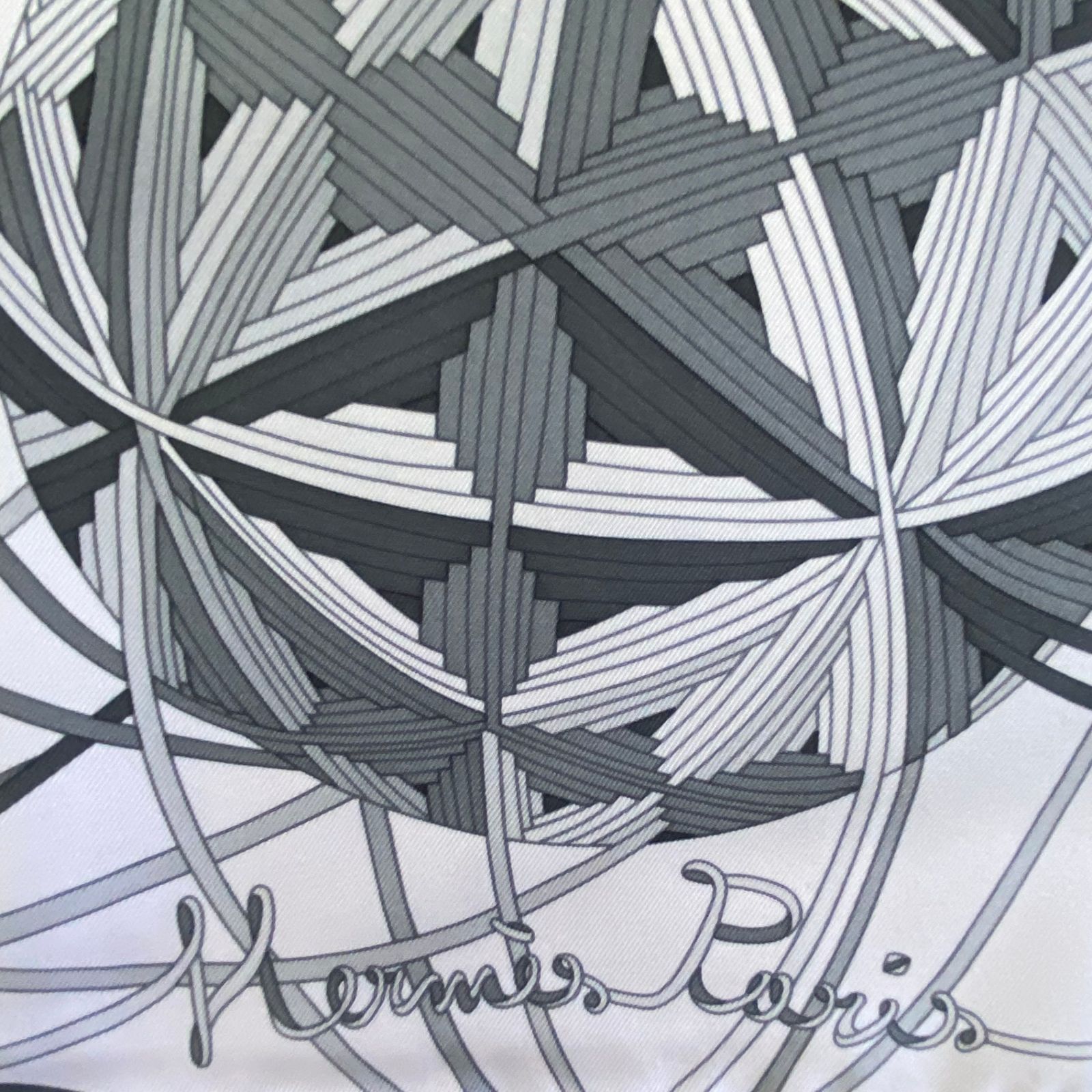 極美品 HERMES エルメス スカーフ シルク カレ90 L'art du temari 手毬