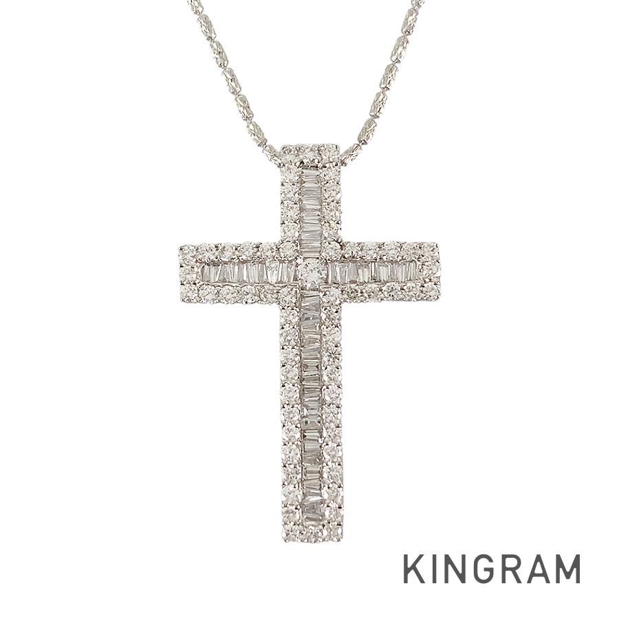 ネックレス K 18 WG ダイヤモンド sss