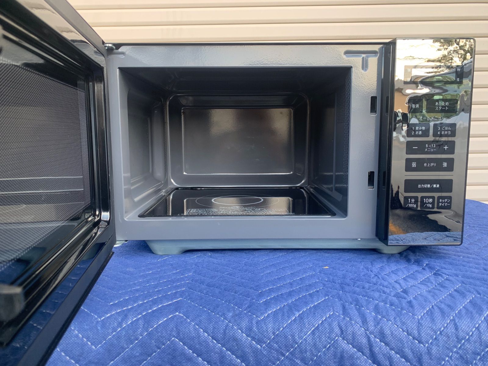 山善フラット型電子レンジ PPRV-F230V-BK 2022年製 - メルカリ