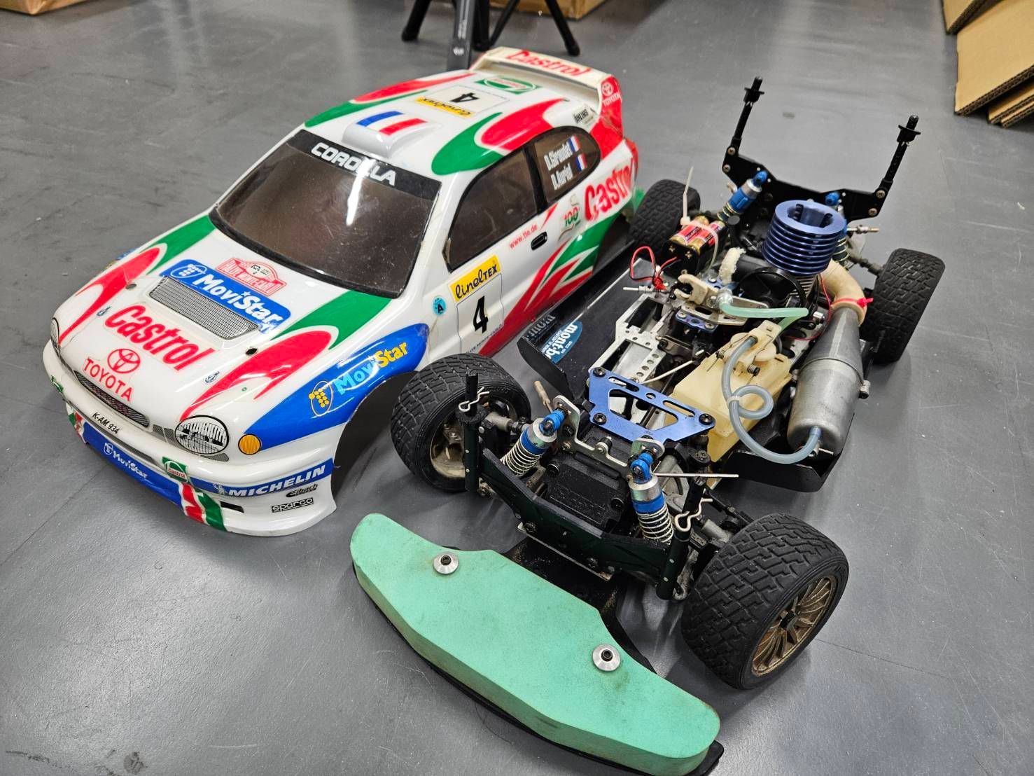 トヨタ カローラWRC 京商エンジン GPカー 動作未