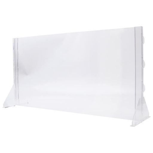 サンケーキコム飛沫防止パネルパーテーションアクリル製高さ調節 W 1200 xH 600 x 3 mm厚スプラッシュブロッカーSPB-17透明