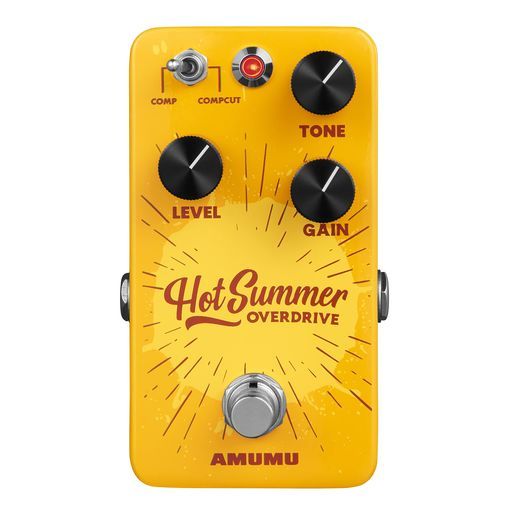AMUMUHOTSUMMEROverdriveGuitarEffectsPedalHandmade