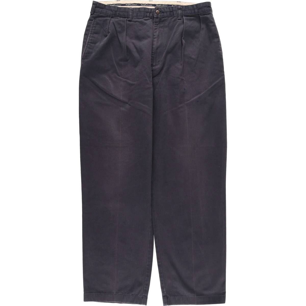 古着 ラルフローレン Ralph Lauren Polo ANDREW PANT ツータック チノパンツ メンズw 36相当|eaa 606349