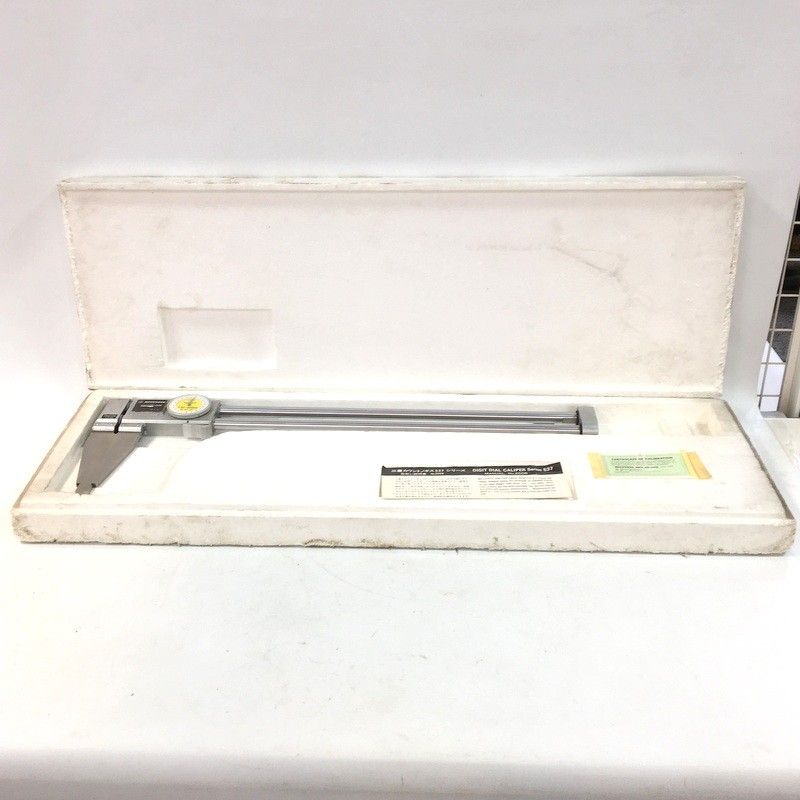 Mitutoyo ミツトヨ ダイヤルノギス 537-507 カウンター付 長尺ノギス 0.02-450 mm 測定器 △ DW 3761