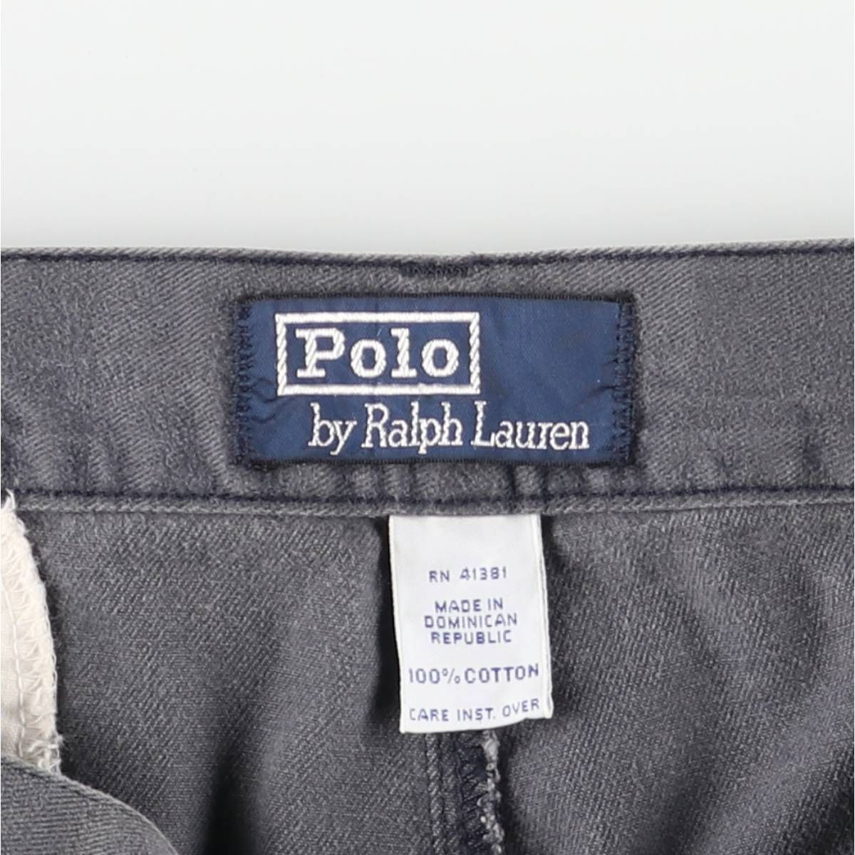  古着 ラルフローレン Ralph Lauren POLO by ツータック チノパンツ メンズw 34相当|eaa 606354 その他 メンズ