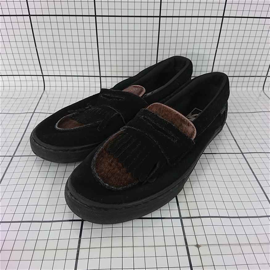 ◇ ⊇ バンズ VANS V196CF HL ローファー ブラック系 メンズ 26cm E