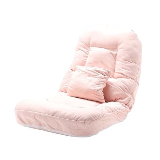 ミニクッション付き!5段階調整ふわふわマシュマロ座椅子