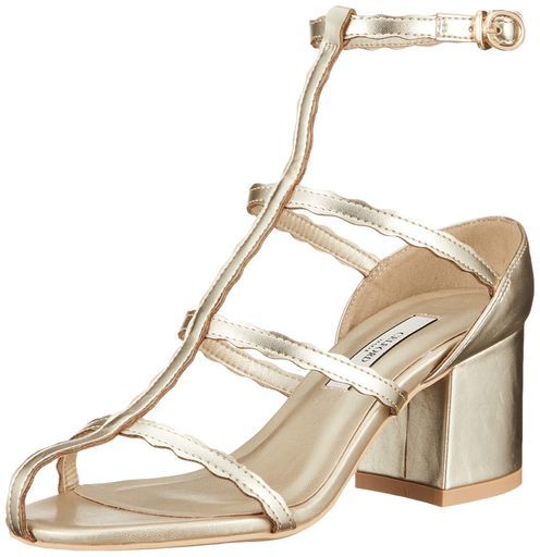 セルフォード スカラストラップサンダル レディースGLD 22.5 cm