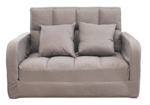 ビータ Vita コンパクトカウチソファ3 WAYグレーソファー時W 1030 xD 720 xH 670 SH 280 mm ベッド時W 1800 500 床高 150 折りたためるマットレスカウチソファ