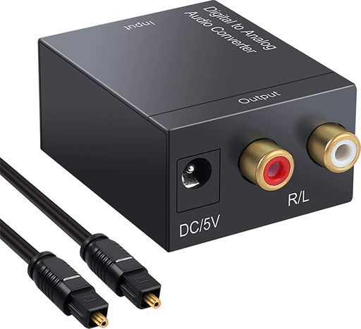 Parishop同軸デジタルアナログオーディオコンバータアンプデコーダ光