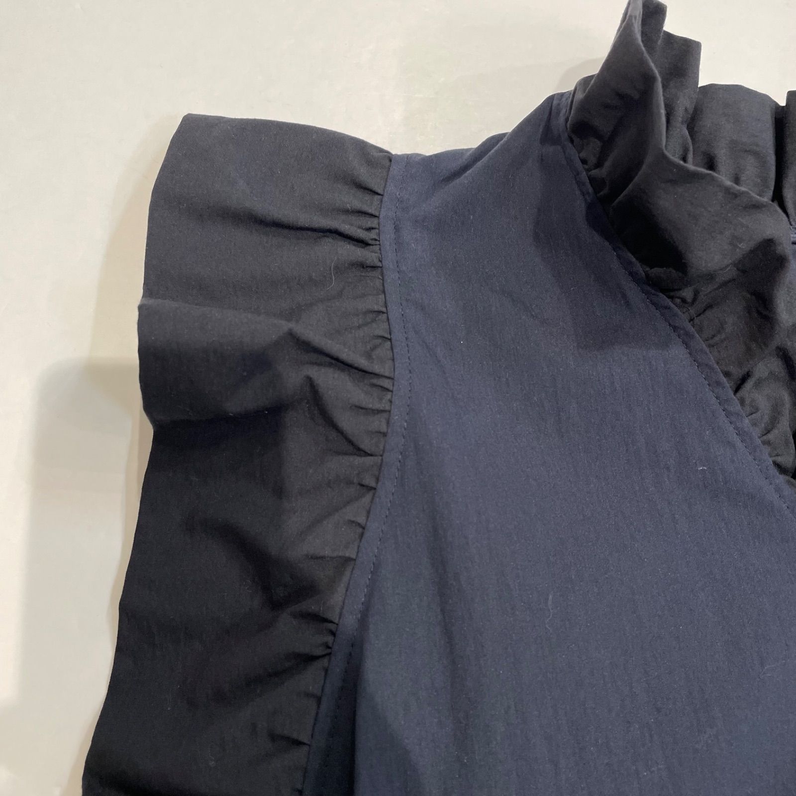 UNITEDARROWS ユナイテッドアローズ カシュクールフリルギャザー 
