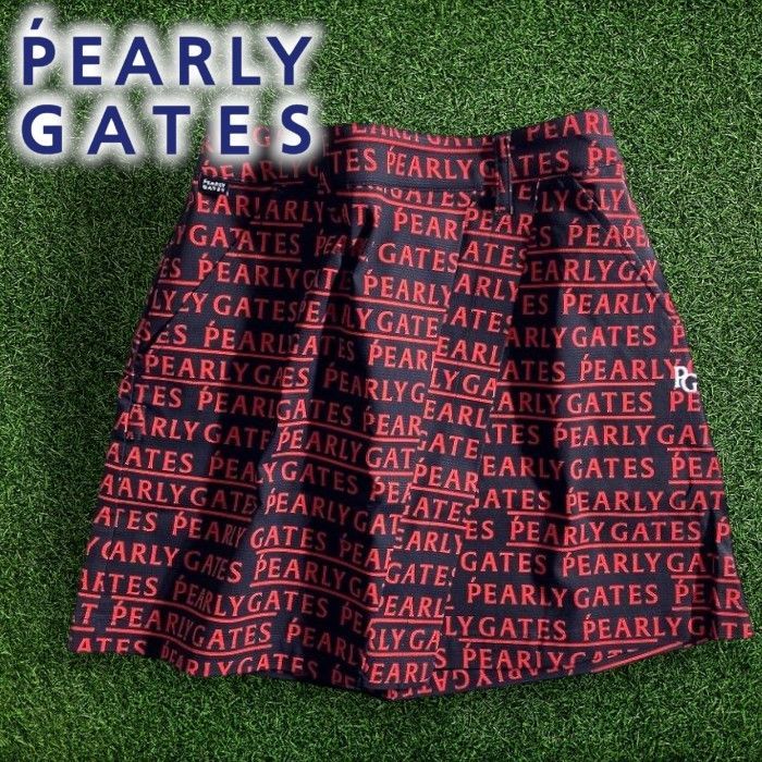 PEARLY GATES パーリーゲイツ ゴルフ TCドビー ラップ風 メゾンロゴ柄