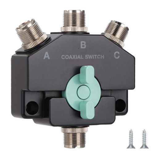 Vbestlife同軸スイッチCX-3101回路3アンテナスイッチャー多機能アンテナ短波ベース50オームインピーダンス