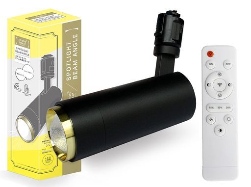 エジソンスマートAlexa対応のスマートスポットライト リモコン付き ダクトレール用|ゴールド Alexa対応スマートライトスマート照明RST-SL 02 GD_RCWH