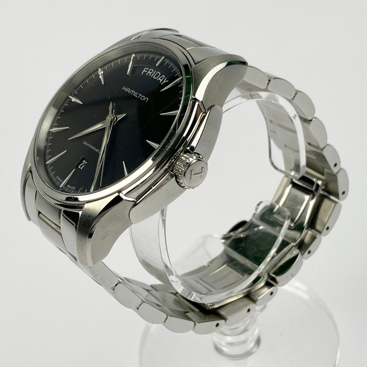 ▽▽HAMILTON ハミルトン ジャズマスター デイデイト ブラック文字盤
