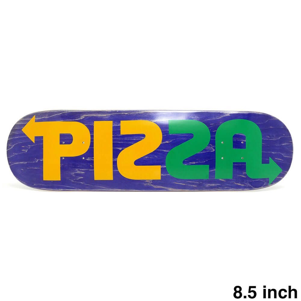 PIZZA DECK ピザ デッキ TEAM ZAWAY NAVY STAIN 8.5 スケートボード スケボー
