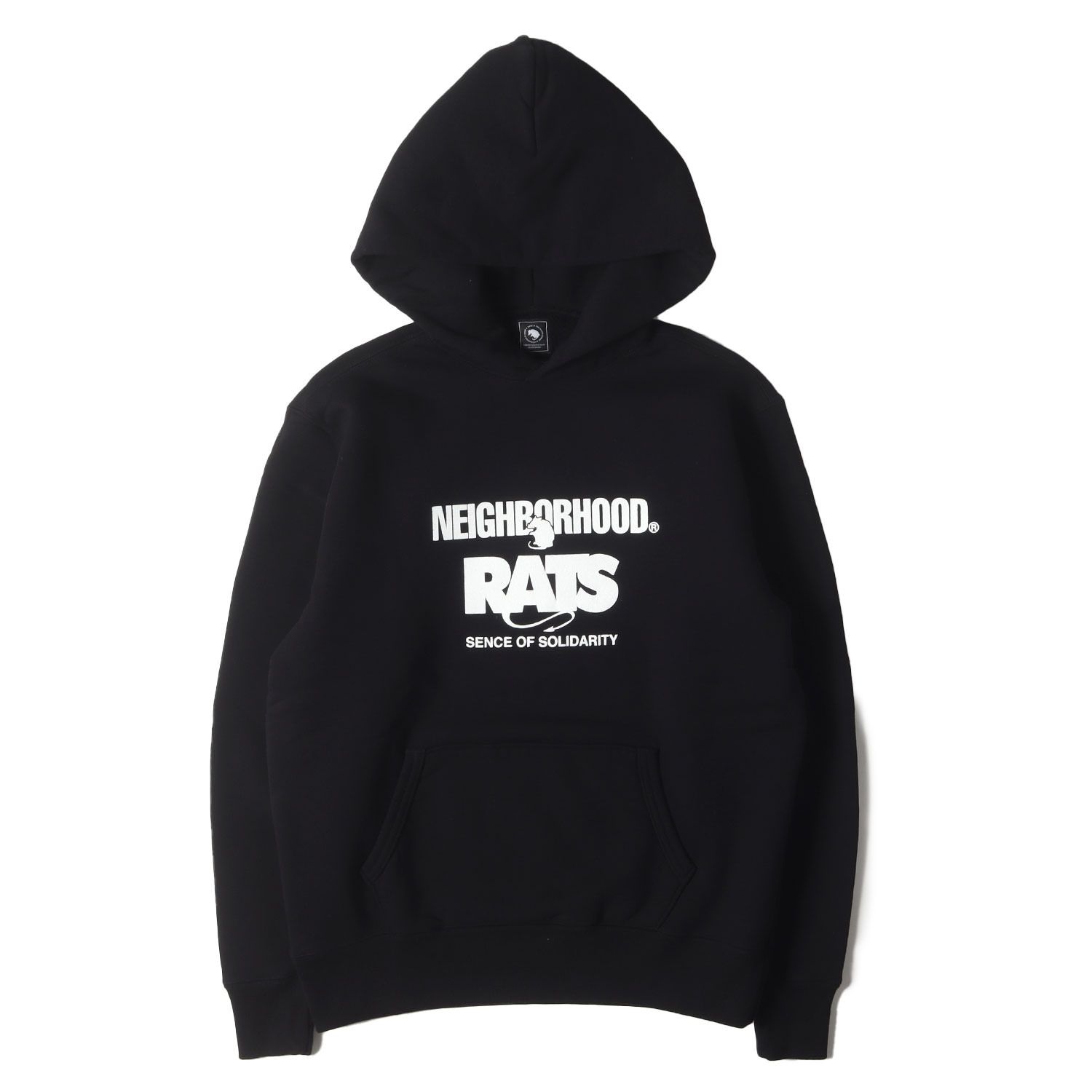 RATS ラッツ パーカー ブラック 黒 サイズ M | 25 SS 20周年記念 初売り NEIGHBORHOOD ヘビーウエイト スウェットパーカー HOODED トップス フーディー コラボ メンズ