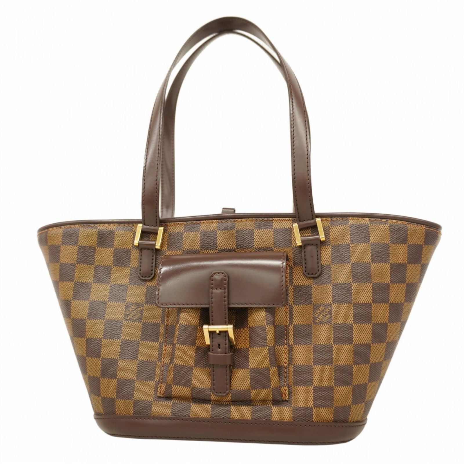 ルイ ヴィトン Louis Vuitton ハンドバッグ ダミエ マノスクPM N 51121 エベヌレディース