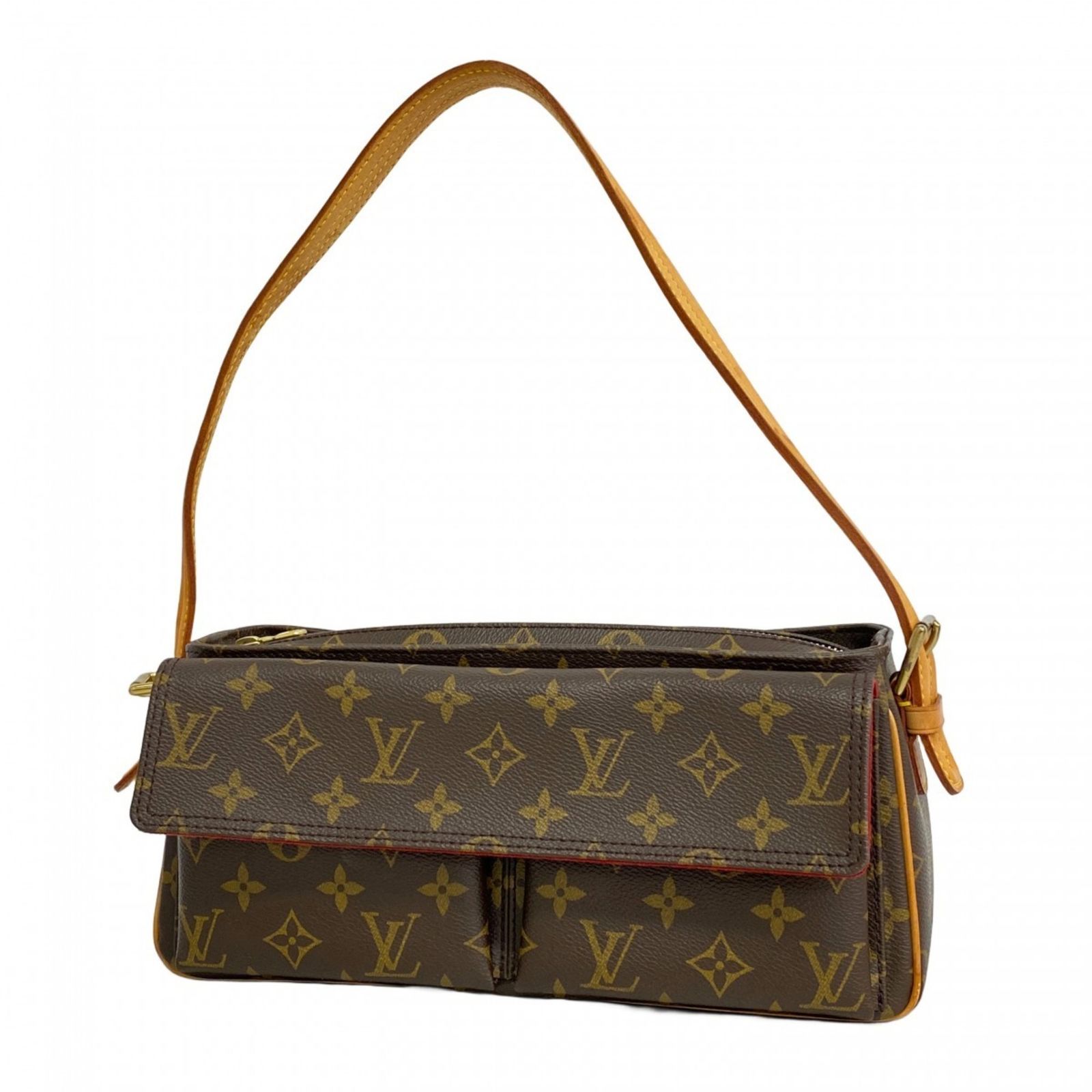 ルイ ヴィトン Louis Vuitton ショルダーバッグ モノグラム ヴィバシテMM M 51164 ブラウンレディース