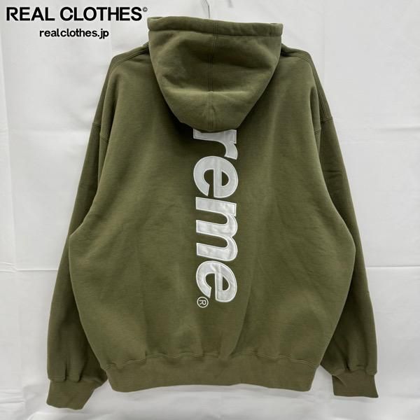 Supreme/シュプリーム【23AW】Satin Applique Hooded Sweatshirt