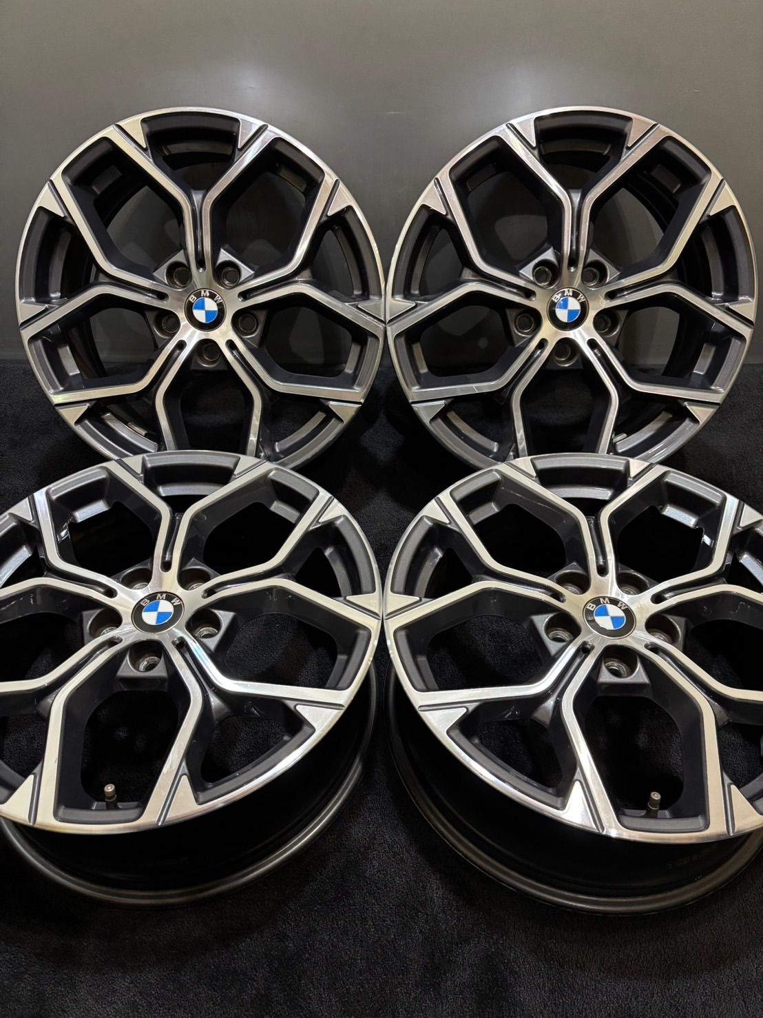 BMW X 1 2 18インチ 7.5 J 51 112 5 H アルミホイール 4本 1-L 243