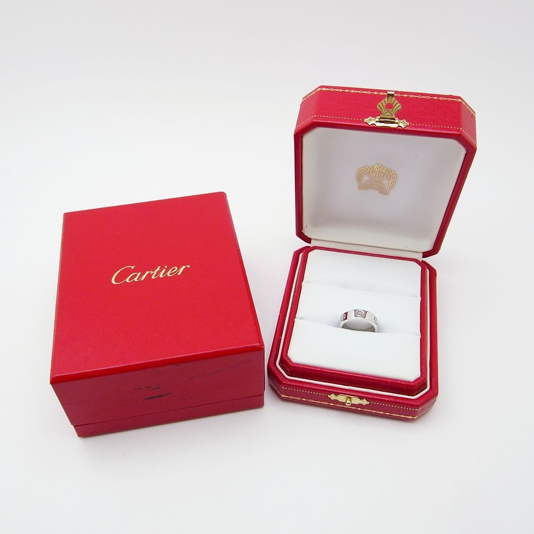 Cartier ラブリング #47 箱・証明書付き 楽天市場】【証明書アリ☆】Cartier カルティエ LOVE ウェディング