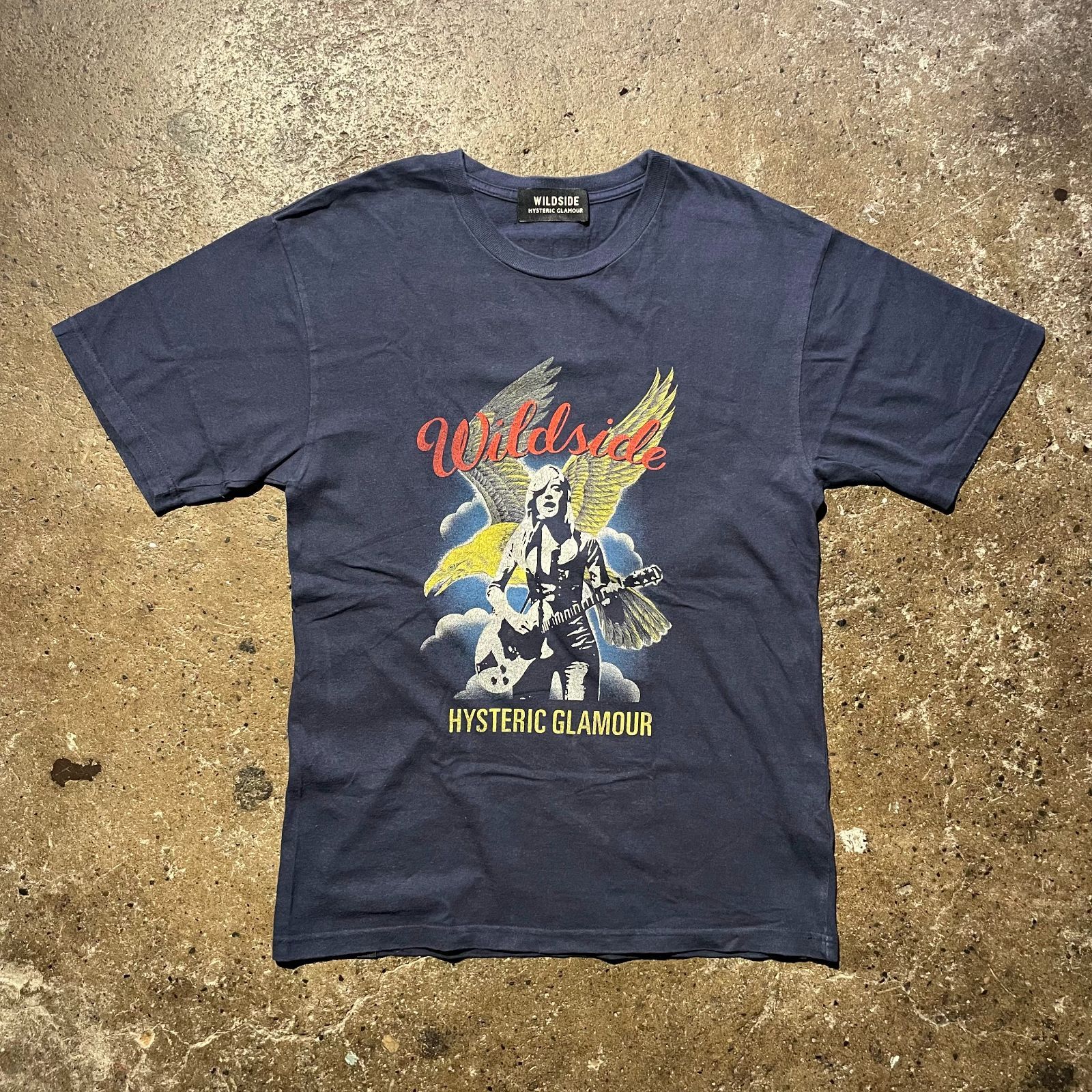 Yohji Yamamoto GLAMOUR プリント Tシャツ ワイルドサイド ヨウジヤマモト ヒステリックグラマー 半袖 カットソー 2 SS-T 01-008