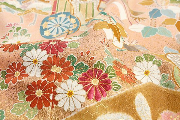 eha2280 逸品 京友禅作家 松井青々 手描き 高級 訪問着 お仕立て付き