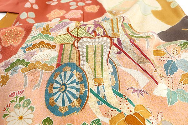 eha2280 逸品 京友禅作家 松井青々 手描き 高級 訪問着 お仕立て付き