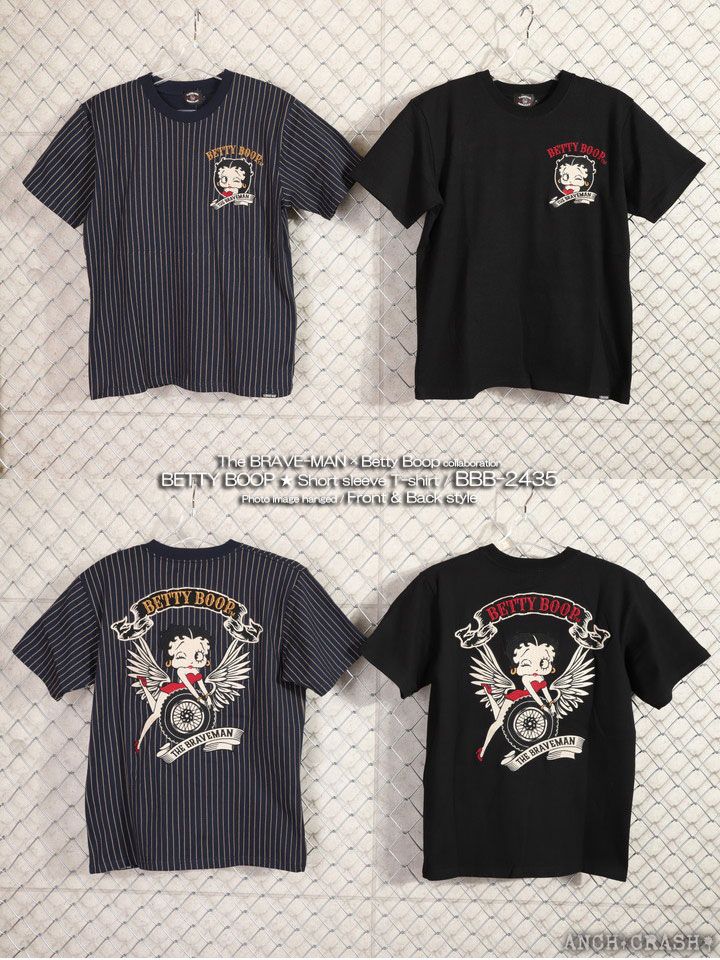The BRAVE-MAN ベティブープ 半袖Tシャツ BBB-2435 ブレイブマン BETTY