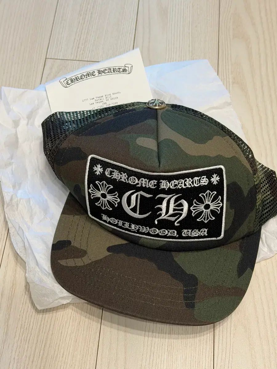 クロムハーツ CH ハリウッド カモフラージュ トラッカーハット