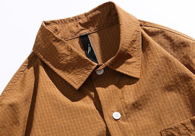 チェック柄 シャツジャケット