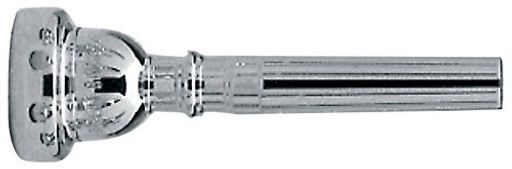 バックトランペットマウスピース101|2 CW銀メッキ仕上げ