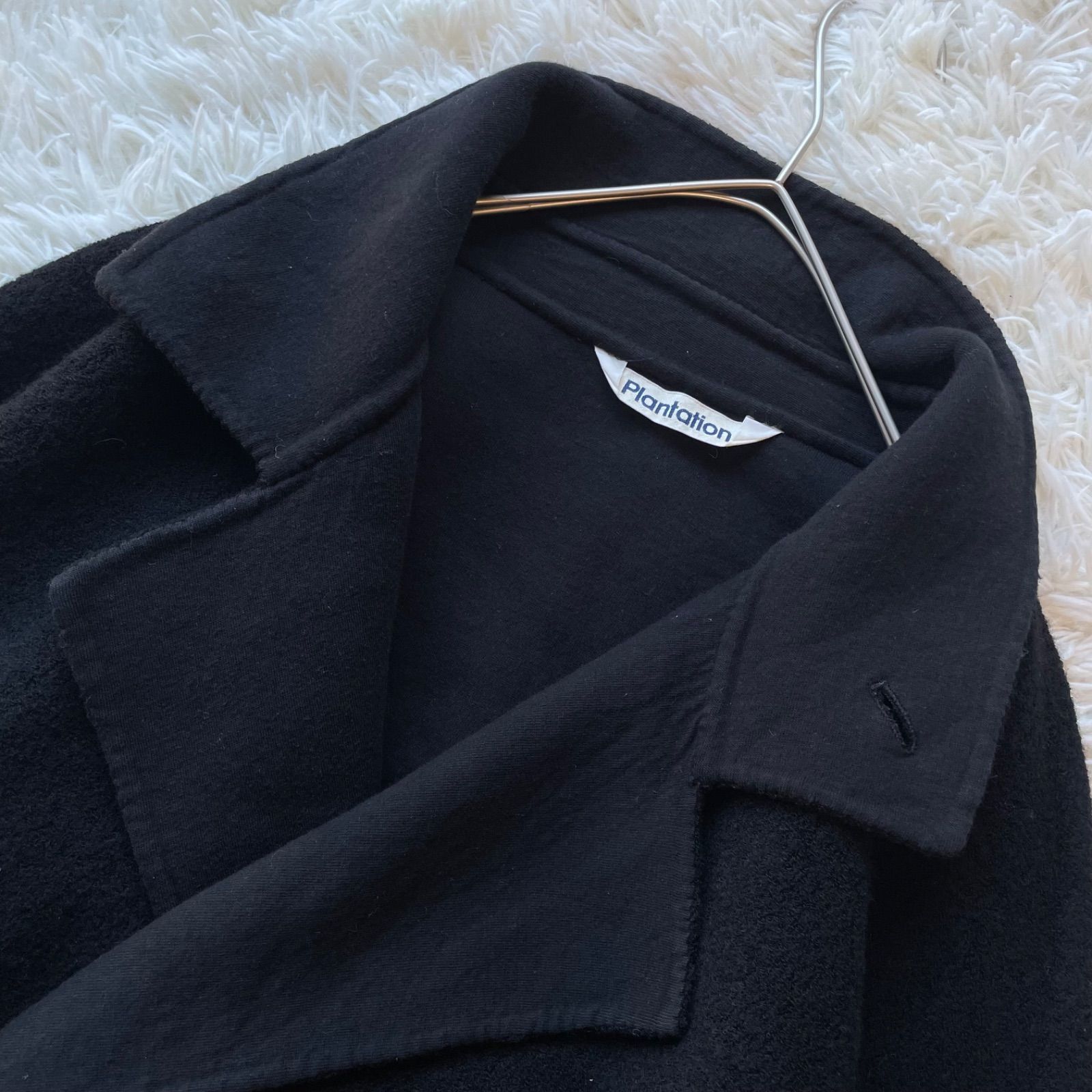 Plantation プランテーション イッセイミヤケ 2way ウール混 Pコート