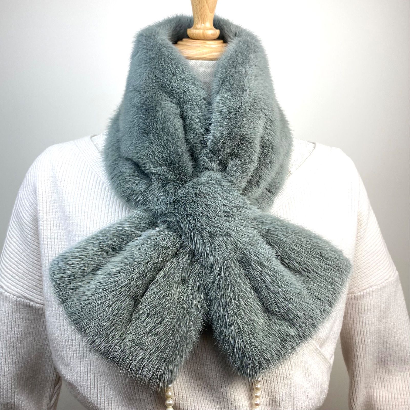 ラグジュアリー！！大人気✨*SAGA MINK* ミンク マフラー 日本製 新品