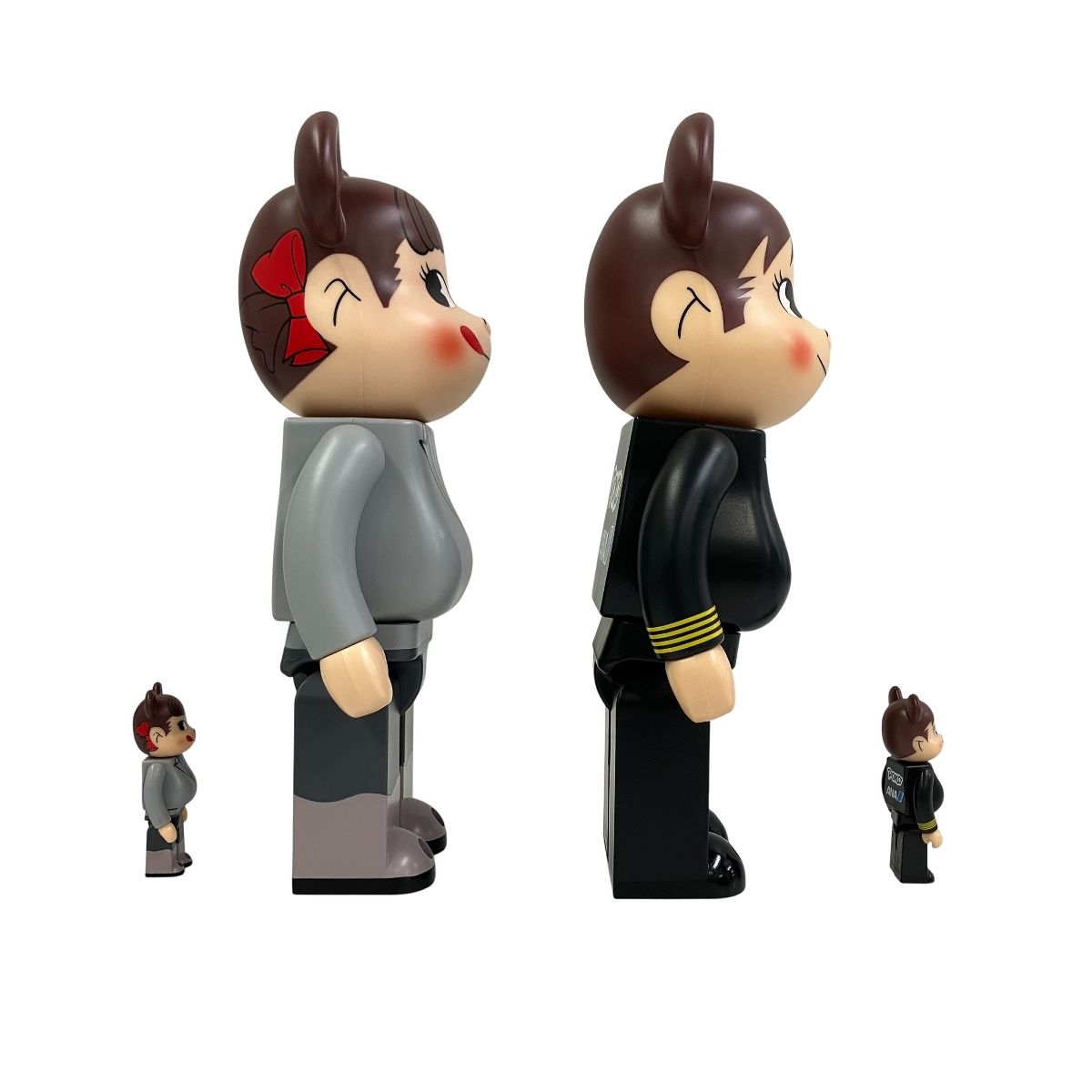 MEDICOM TOY BE@RBRICK for ANA CAPTAIN ポコちゃん & CA10代目 ペコ