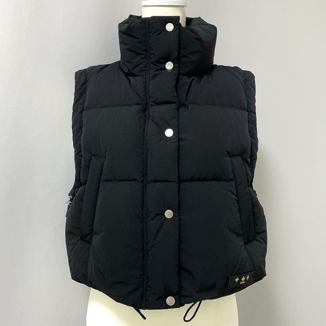 TATRAS | CHACCLE ショートダウンベスト 02 ブラック