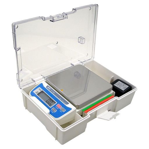 A-DデジタルはかりバリューパックHT-300-JACはるかに小さいひょう量 310 g最小表示 0.1 g皿寸法 132 W *130 D mm検定無はるかに大きい