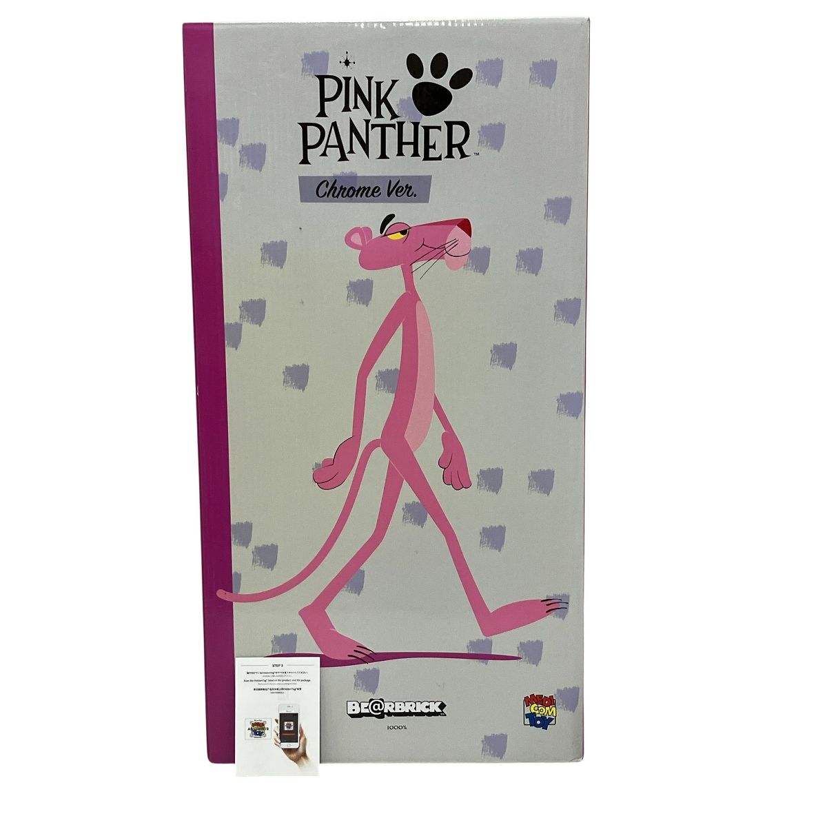 BE@RBRICK PINK PANTHER CHROME Ver.1000% ベアブリック ピンク