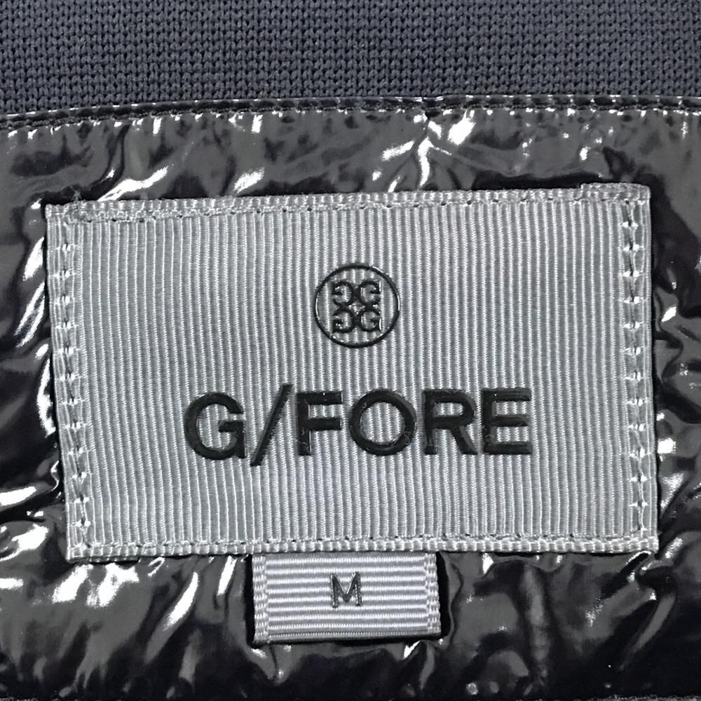 新品】ジーフォア ニットジップパーカー 黒×蛍光ピンク 異素材切替