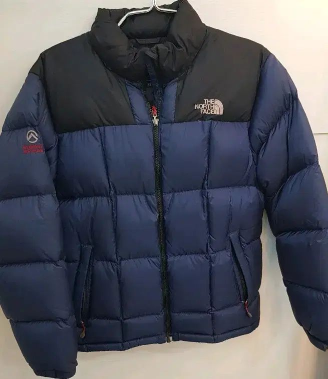 THE NORTH FACE ザノースフェイス サミット グースダウンぬいぐるみファー ダウン ブルー|黒95
