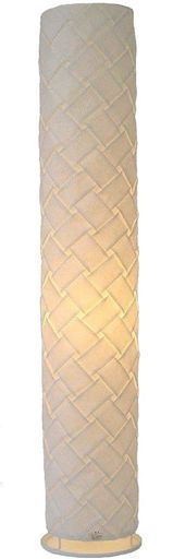 彩光デザイン和紙照明筒型フロアライト折り和紙VF-2054織姫ホワイトVF-2054