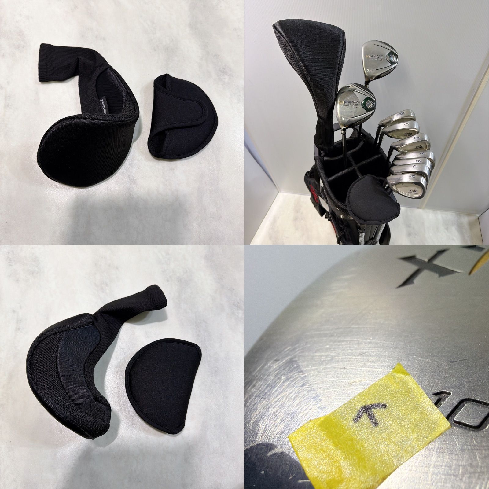 新品グリップ 新品バッグ 激レアレフティ XXIO 豪華11本 ゴルフクラブ