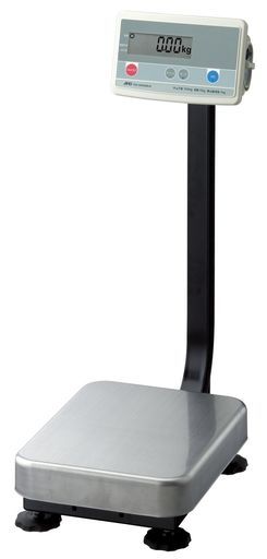 A-D検定付きデジタル台はかりFG-150 KAM-Kはるかに小さいひょう量 150 kg最小表示 0.05 kg 使用範囲 1~150 皿寸法 300 W *380 D mm検定付 3地域はるかに大きい