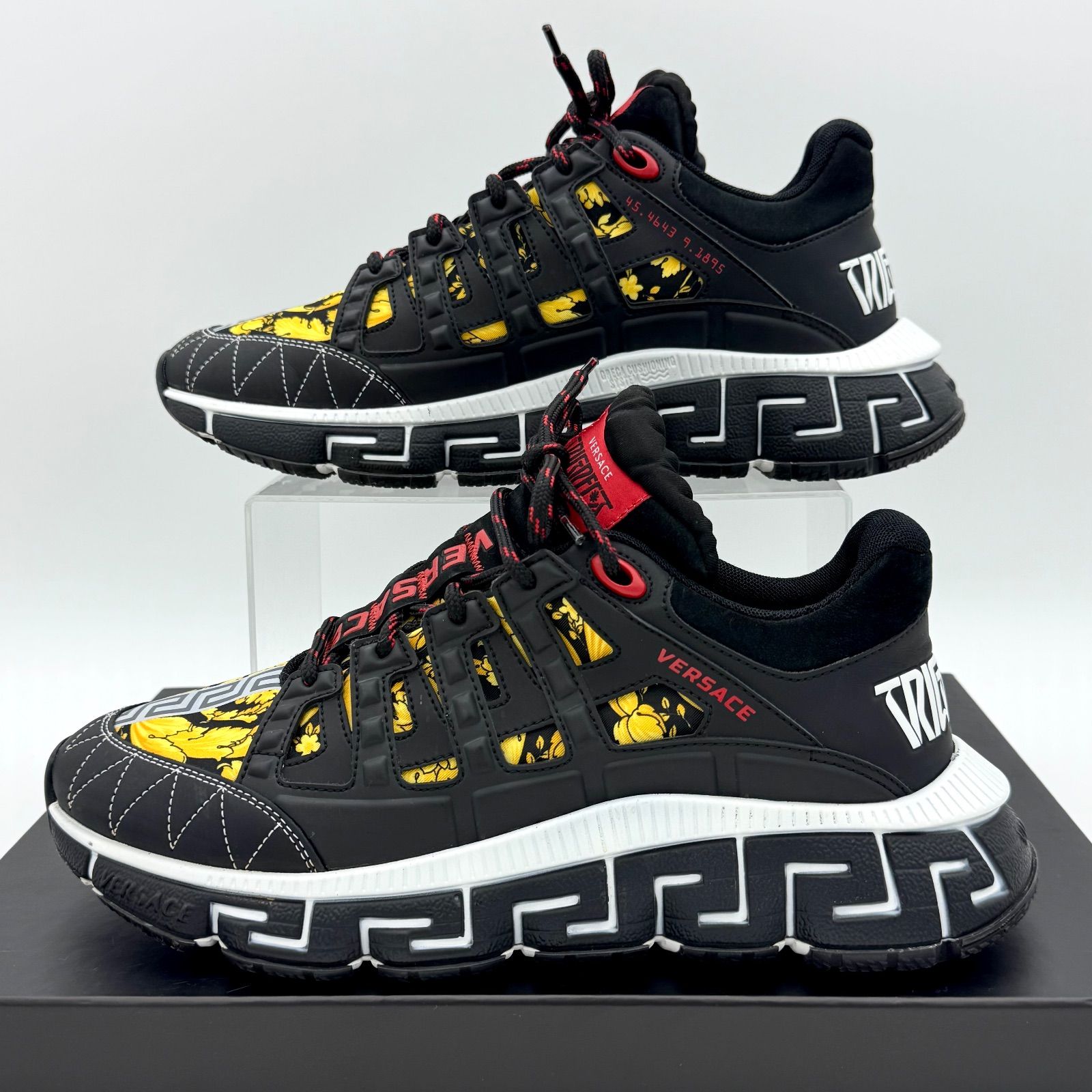 箱付き】VERSACE ヴェルサーチ スニーカー 靴 トライグレカ 42