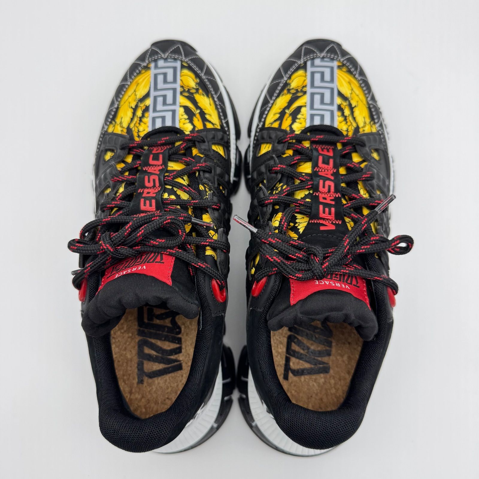 箱付き】VERSACE ヴェルサーチ スニーカー 靴 トライグレカ 42