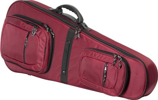 KC ケーシー エレキギター用セミハードケースSHE-120|WRワインレッド