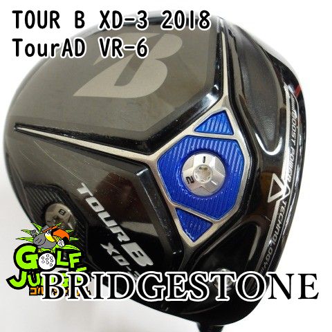 ドライバー ブリヂストン TOUR B XD-3 2018 TourAD VR-6 S 9.5 カーボンシャフト メンズ 右 1315