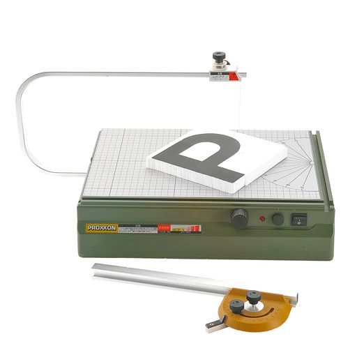 プロクソン PROXXON 卓上スチロールカッター発砲スチロールの切断に最適直線 角度切で便利 温度調節機能付 No.27180